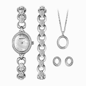 Sekonda Sekonda Ladies Watch Gift Set   Silver Case & Alloy Bracelet with White Dial   49019