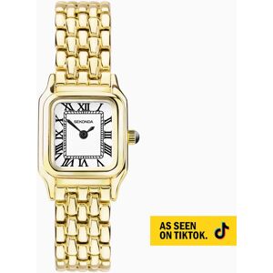 Sekonda Sekonda Monica Ladies Watch   Gold Alloy Case & Bracelet with White Dial   40144