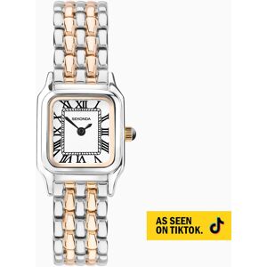 Sekonda Sekonda Monica Ladies Watch   Two Tone Alloy Case & Bracelet with White Dial   40555