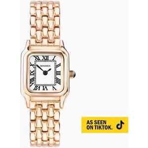 Sekonda Sekonda Monica Ladies Watch   Rose Gold Alloy Case & Bracelet with White Dial   40556