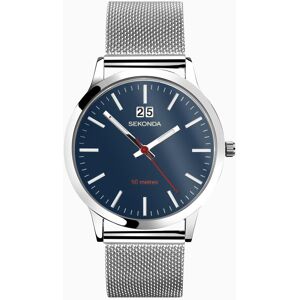 Sekonda Sekonda Nordic Men's Watch Silver Case & Stainless Steel Mesh Bracelet with Blue Dial 30046 Sekonda Sekonda Nordic Men's Watch Silver Case & Stainless Steel Mesh Bracelet with Blue Dial 30046