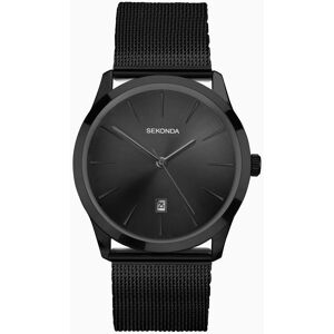 Sekonda Sekonda Minimal Men's Watch Black Case & Stainless Steel Mesh Bracelet with Black Dial 30048 Sekonda Sekonda Minimal Men's Watch Black Case & Stainless Steel Mesh Bracelet with Black Dial 30048