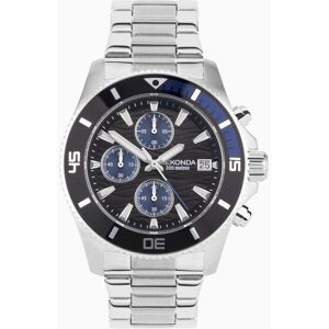 Sekonda Sekonda Pacific Wave Chronograph Men's Watch Silver Stainless Steel Case & Bracelet with Black Dial 30116 Sekonda Sekonda Pacific Wave Chronograph Men's Watch Silver Stainless Steel Case & Bracelet with Black Dial 30116