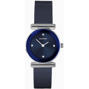 Sekonda Sekonda Ava Ladies Watch Silver Alloy Case & Blue Stainless Steel Mesh Bracelet with Blue Dial 40583 Sekonda Sekonda Ava Ladies Watch Silver Alloy Case & Blue Stainless Steel Mesh Bracelet with Blue Dial 40583