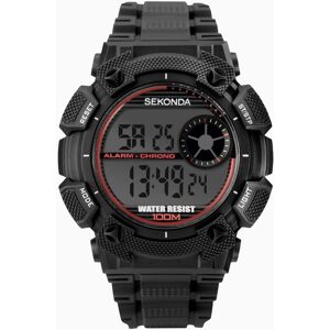 Sekonda Sekonda Digital Men's Watch Black Case & Plastic Strap with Dial 1676 Sekonda Sekonda Digital Men's Watch Black Case & Plastic Strap with Dial 1676