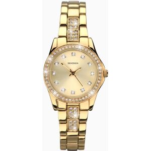 Sekonda Sekonda Day To Night Ladies Watch Gold Case & Alloy Bracelet with Champagne Dial 2020 Sekonda Sekonda Day To Night Ladies Watch Gold Case & Alloy Bracelet with Champagne Dial 2020