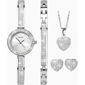 Sekonda Sekonda Ladies Watch 4-Piece Silver Heart Gift Set Silver Case & Alloy Bracelet with Silver Dial 2528G Sekonda Sekonda Ladies Watch 4-Piece Silver Heart Gift Set Silver Case & Alloy Bracelet with Silver Dial 2528G