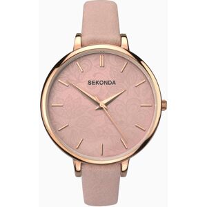 Sekonda Sekonda Ladies Watch Rose Gold Case & PU Strap with Pink Dial 2563 Sekonda Sekonda Ladies Watch Rose Gold Case & PU Strap with Pink Dial 2563