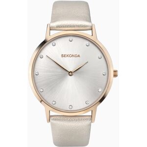 Sekonda Sekonda Minimal Ladies Watch Rose Gold Case & PU Strap with Silver Dial 2939 Sekonda Sekonda Minimal Ladies Watch Rose Gold Case & PU Strap with Silver Dial 2939