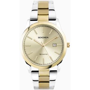Sekonda Sekonda Taylor Men's Watch Two Tone Case & Stainless Steel Bracelet with Champagne Dial 1997 Sekonda Sekonda Taylor Men's Watch Two Tone Case & Stainless Steel Bracelet with Champagne Dial 1997
