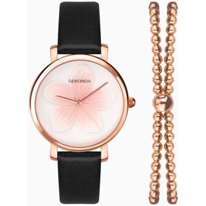 Sekonda Sekonda Ladies Gift Set Watch Rose Gold Case & PU Strap with White Dial 49008 Sekonda Sekonda Ladies Gift Set Watch Rose Gold Case & PU Strap with White Dial 49008