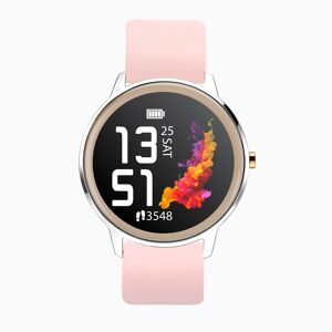 Sekonda Sekonda Flex Smart Watch   Silver Case & Pink Silicone Strap   40449