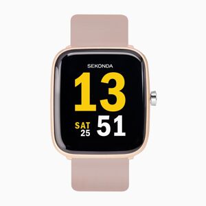 Sekonda Sekonda Motion Smart Watch   Rose Gold Case & Pink Silicone Strap   30054