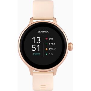 Sekonda Sekonda Connect Smart Watch   Rose Gold Alloy Case & Pink Silicone Strap   40623