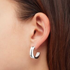 Sekonda Silver Hoop Earrings