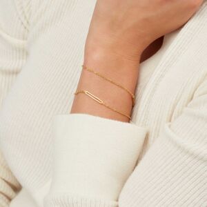 Sekonda Gold Paperclip Bracelet