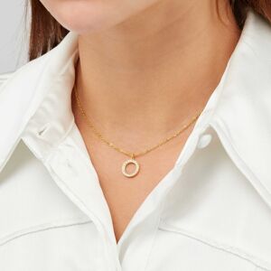 Sekonda Gold Circular Pendant Necklace