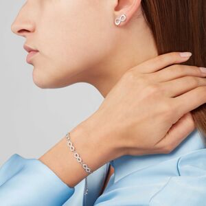 Sekonda Silver Infinity Bracelet & Earring Set