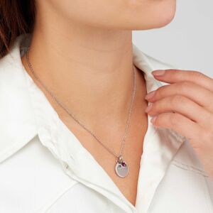 Sekonda Silver February Birthstone Necklace