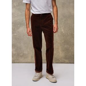 Percival Menswear Straight Leg Trousers   Cord   Espresso - 30