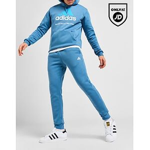 adidas Badge Of Sport Logo Track Pants - Blue - Mens, Blue