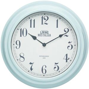 Living Nostalgia Wall Clock - Blue