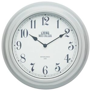 Living Nostalgia Wall Clock - Grey