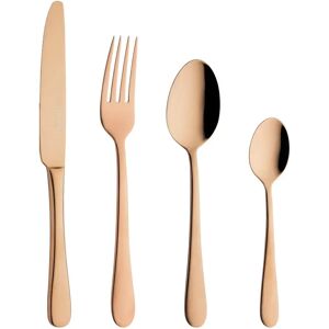 Grunwerg Windsor Stainless Steel 16-Piece Cutlery Set - Copper Finish