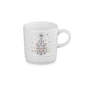 Le Creuset Stoneware Noel 350ml Mug - Gold Tree