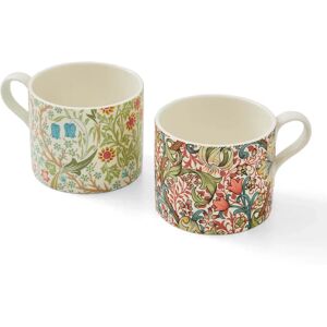 Morris & Co 2 Piece 340ml Porcelain Mug Set - Blackthorn & Lily