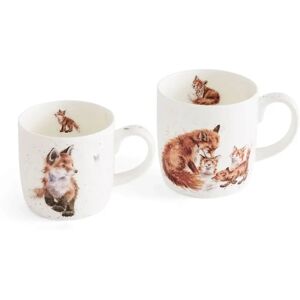 Wrendale Designs by Hannah Dale Parent & Child Mug Set - The Foxes