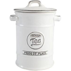 T&G Pride of Place Vintage Tea Jar - White