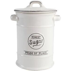 T&G Pride of Place Vintage Sugar Jar - White