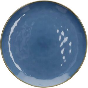 Rose & Tulipani Concerto Blu Avio Blue Round Platter - 32cm