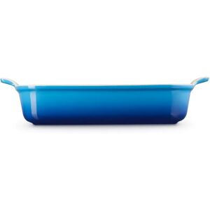 Le Creuset Heritage Stoneware 32cm Deep Rectangular Dish - Azure