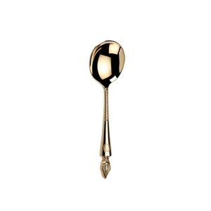 Arthur Price Clive Christian Empire Flame All Gold Soup Spoon