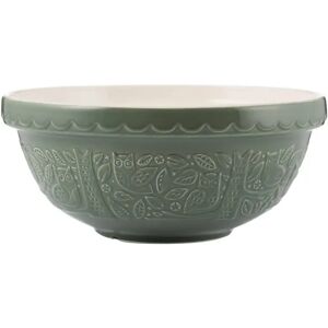 Mason Cash In The Forest 26cm Stoneware Mixing Bowl - Green, Owl