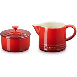 Le Creuset Stoneware Milk & Sugar Set - Cerise