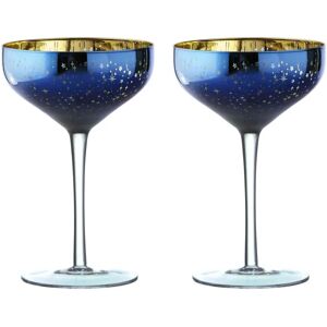 Artland Galaxy Champagne Saucers - Set of 2