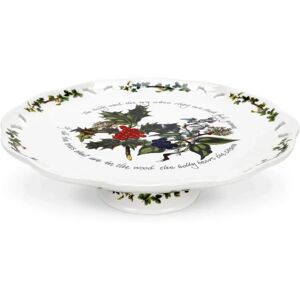 Portmeirion The Holly & The Ivy Christmas Footed Cake Plate - 26cm