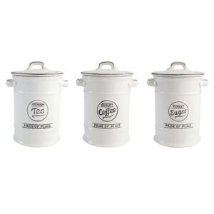 T&G Pride of Place 3 Piece Canister Set - White