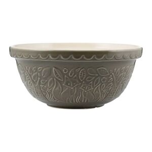 Mason Cash In The Forest 29cm Stoneware Mixing Bowl - Grey, Fox