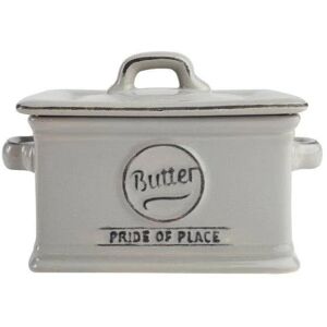 T&G Pride of Place Vintage Butter Dish - Grey