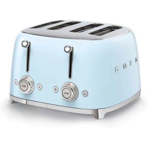 Smeg 50's Style Retro TSF03 4 Slice Toaster - Pastel Blue