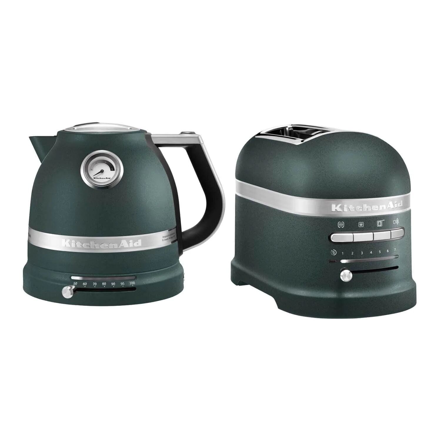 KitchenAid Artisan Kettle & 2 Slice Toaster Set - Pebble Palm