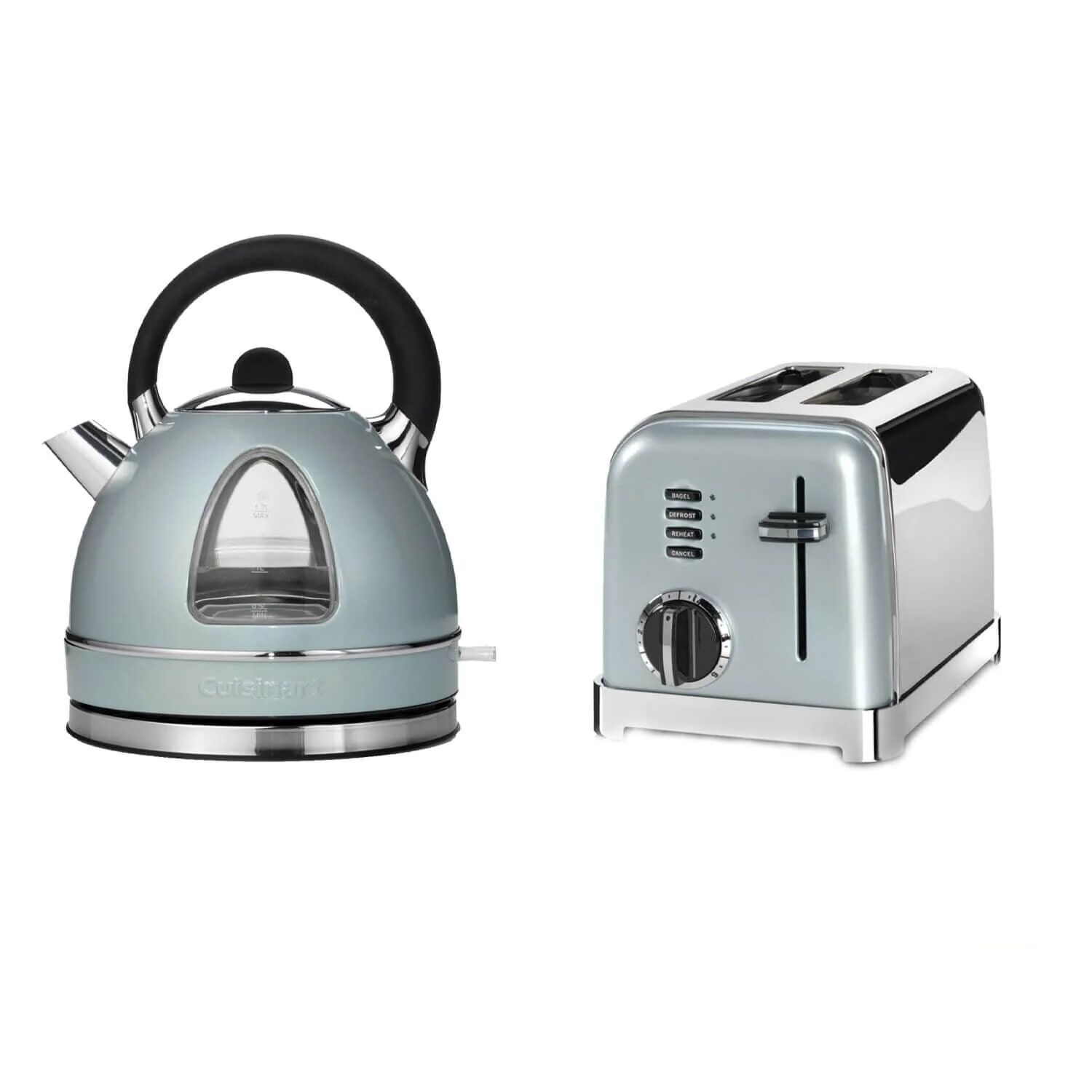 Cuisinart Style Collection Traditional Dome Kettle & 2 Slice Toaster Set - Pistachio