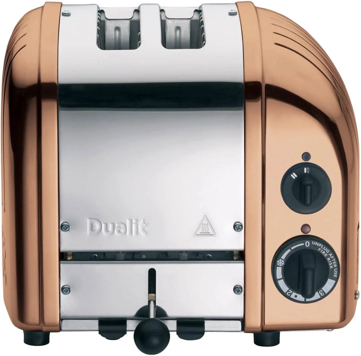 Dualit Classic Vario AWS 27450 2 Slice Toaster - Copper & Chrome