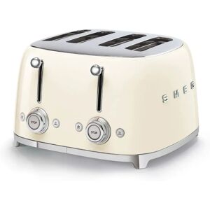 Smeg 50's Style Retro TSF03 4 Slice Toaster - Cream