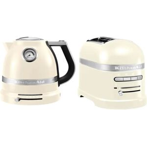 KitchenAid Artisan Kettle & 2 Slice Toaster Set - Almond Cream