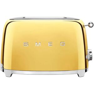 Smeg 50's Style Retro TSF01 2 Slice Toaster - Gold